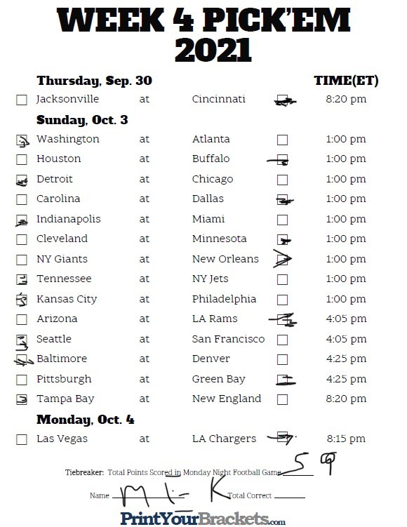 NFL 2021 week 6 picks, predictions and discussions., CBCS Comics