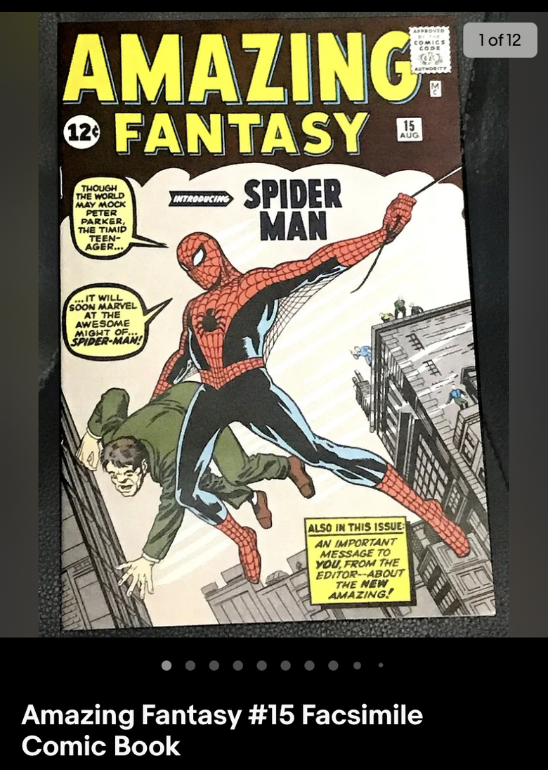 Amazing Fantasy (1962) Marvel Legends Reprint comic books