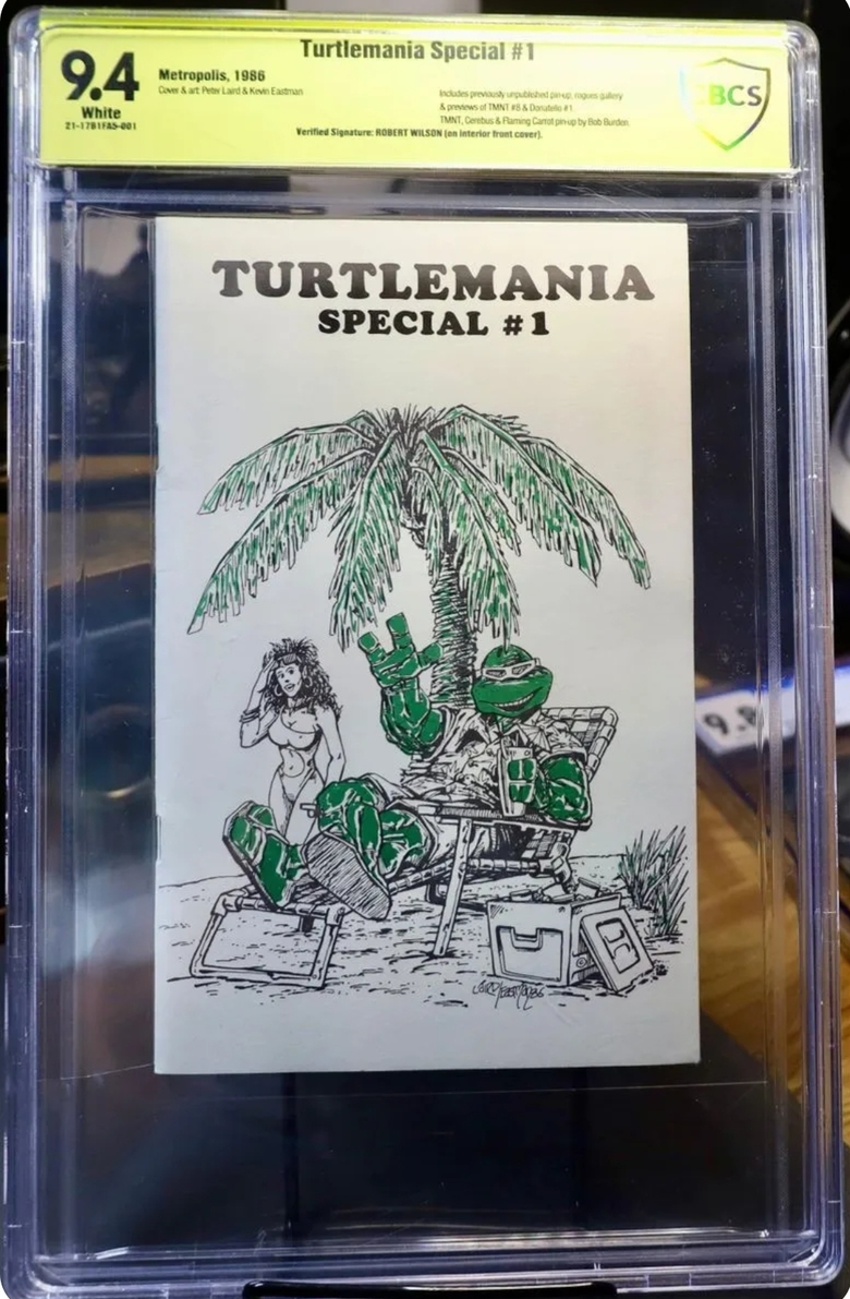 So apparently CBCS can't tell if a Turtlemania Special #1 is real or ...