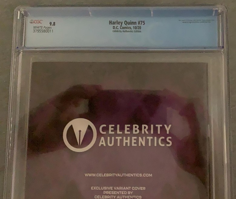 Harley Quinn 75 CGC 9.8 Celebrity Authentics Edition FOR SALE