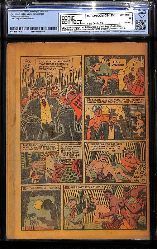 Onwijs For Sale: More Fun 53 & Action Comics 7 | CBCS Comics | Page 1 TZ-41