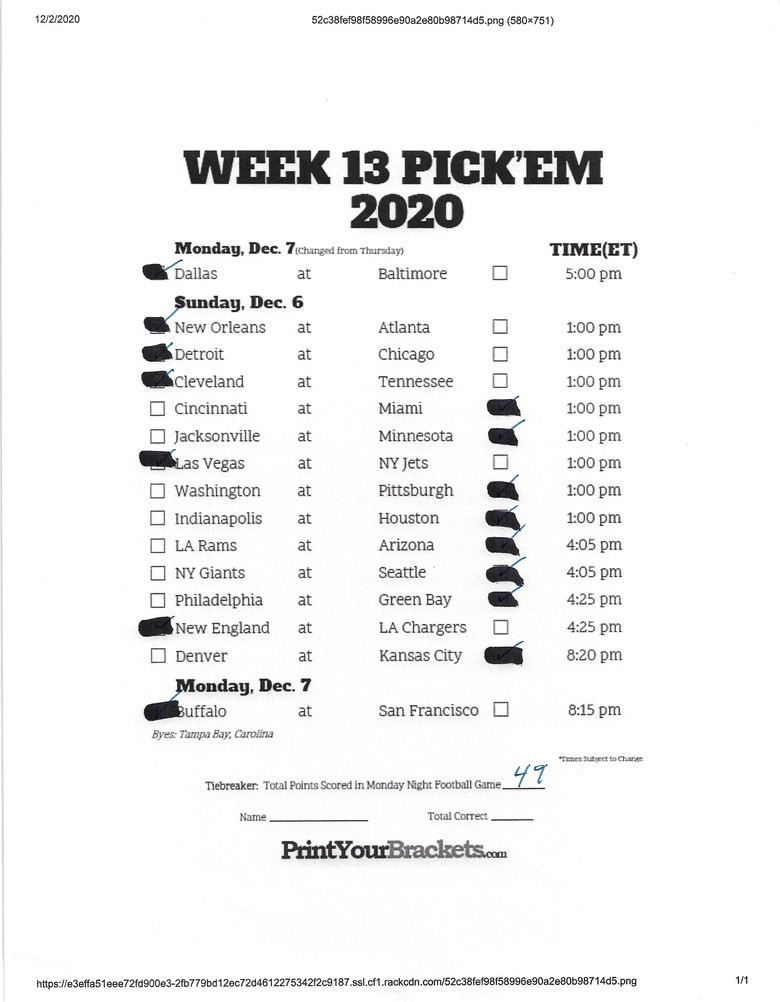 Week 1 NFL 2020 picks and discussion thread., CBCS Comics