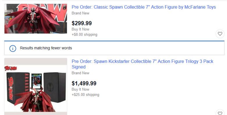 ebay spawn kickstarter