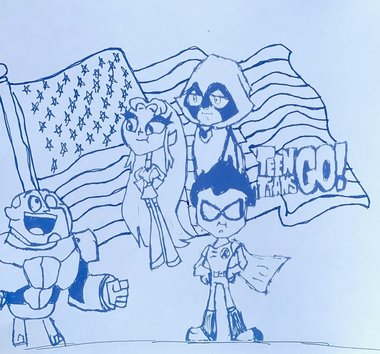 Teen Titans GO!!!, Another drawing for Evan. This was going…