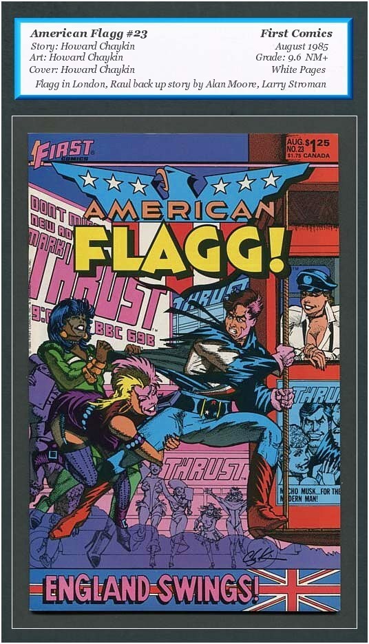 American Flagg Howard Chaykin, Alan Moore # 21 USA, 1985 