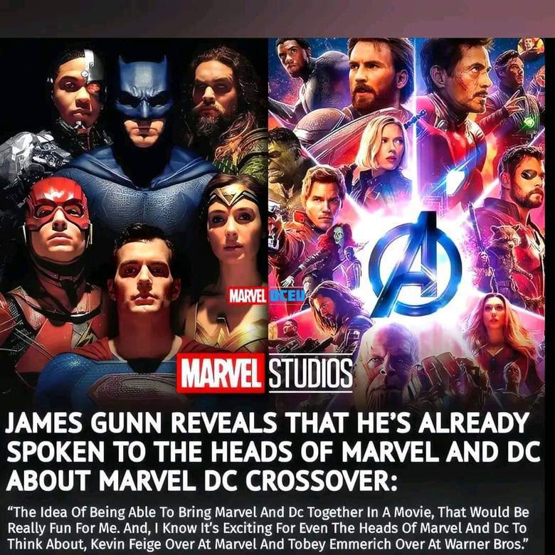 James Gunn Talks About Dcmarvel Crossover Cbcs Comics Page 1 